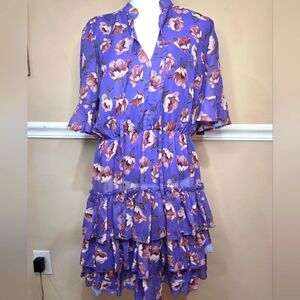 IVIVI Floral Purple Dress.